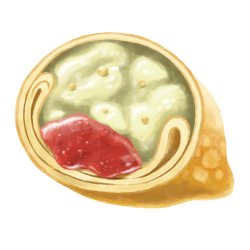 ピスタチオラズベリークレープ"