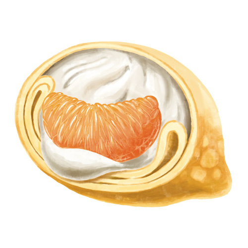 みかんクレープ