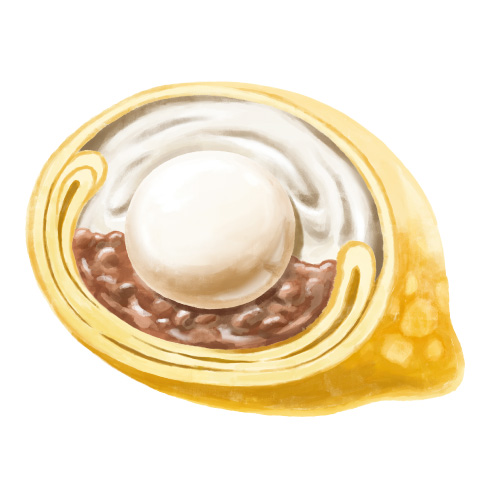 白玉あずきクレープ